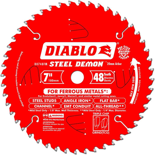 Diablo D0748FM 7" Steel Demon Saw Blade - Image 1