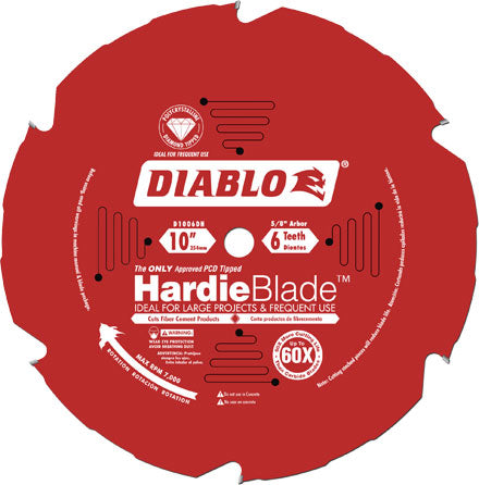 Diablo D1006DH 10" Hardie Blade