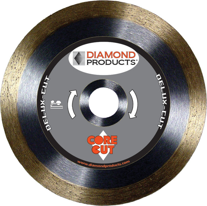 Diamond Products 20721 Delux-Cut 7" Continuous Rim Tile Diamond Blade