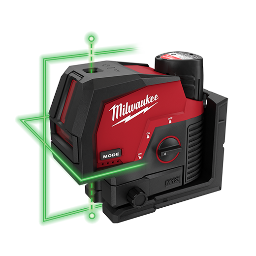Milwaukee 3622-20 M12 Green Cross Line & Plumb Points Laser (Tool Only) - Image 3