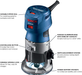 Bosch GKF125CEN Colt 1.25 HP (Max) Variable-Speed Palm Router - Image 2
