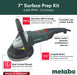 Metabo W24-230 7" Surface Prep Kit Angle Grinder (US606467800) - Image 2