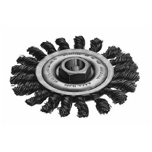 Milwaukee 48-52-5030 4" Full Cable Twist Knot Wire Wheel - Image 1