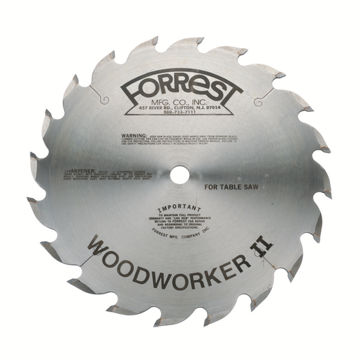 Forrest WW10206125 10" Customized Woodworker II Saw Blade