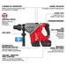 MilMilwaukee 2918-22HD M18 FUEL 1-3/4" SDS Max Hammer Drill Kit - Image 2