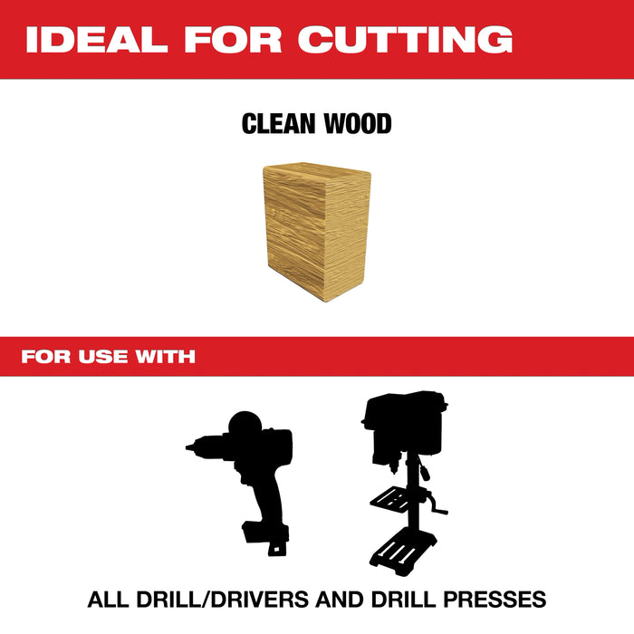 Milwaukee 48-13-7225 1/4" x 18" Bellhanger Bit - Image 3