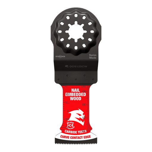 Diablo DOS125CW 1-1/4" x 1-3/4" AMPED Demo Demon Starlock Carbide Teeth Oscillating Blades - Image 1