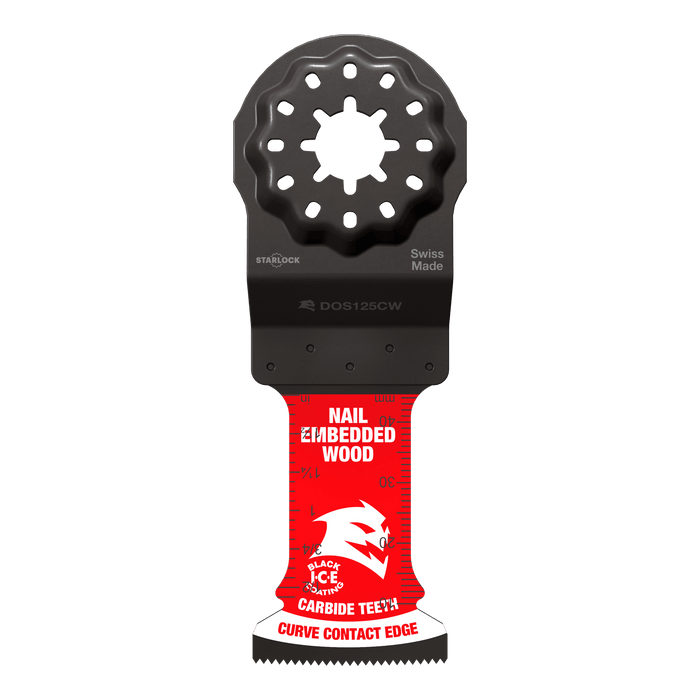 Diablo DOS125CW 1-1/4" x 1-3/4" AMPED Demo Demon Starlock Carbide Teeth Oscillating Blades - Image 1