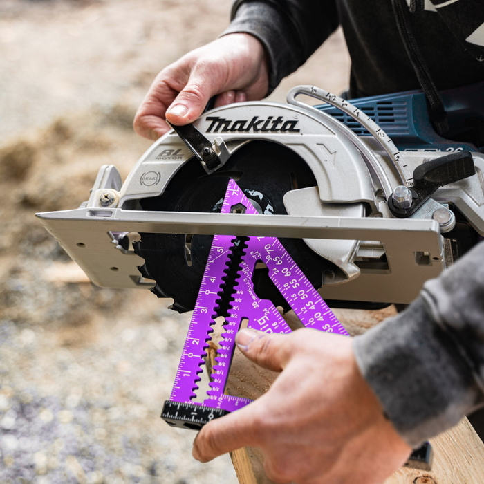 SquiJig Fusion 7-1/2" Pro Rafter Square - Purple - Image 6