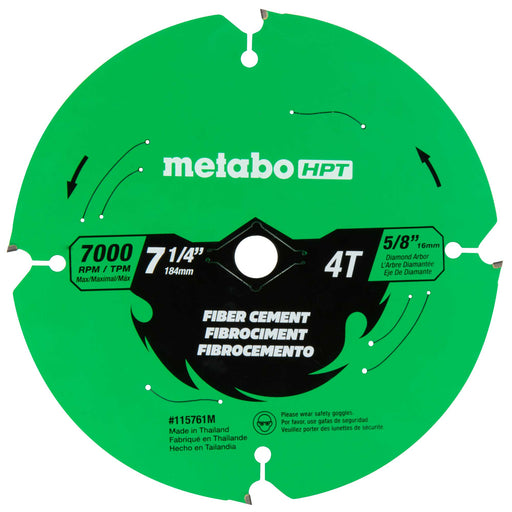 Metabo HPT 115761M 7-1/4" Fiber Cement Saw Blade - Image 1
