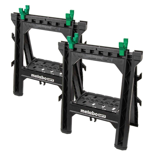 Metabo HPT 115772M Heavy Duty Folding Sawhorse 2 Pack - Image 1