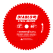 Diablo D1260CF 12" x 60-Tooth Steel Demon Cermet II Saw Blade for Medium Metal - Image 1