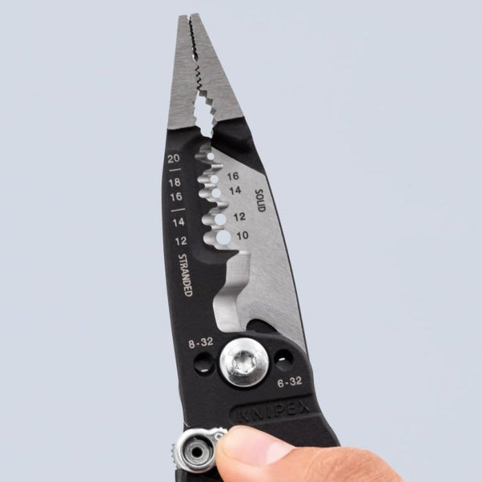 Knipex 13 71 8 8" Forged Wire Stripper 20-10 AWG - Image 12