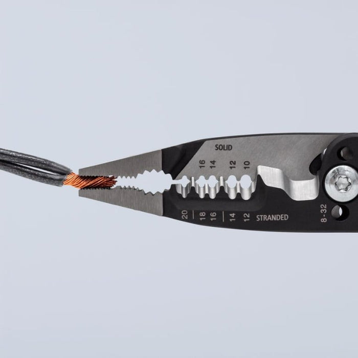 Knipex 13 71 8 8" Forged Wire Stripper 20-10 AWG - Image 7