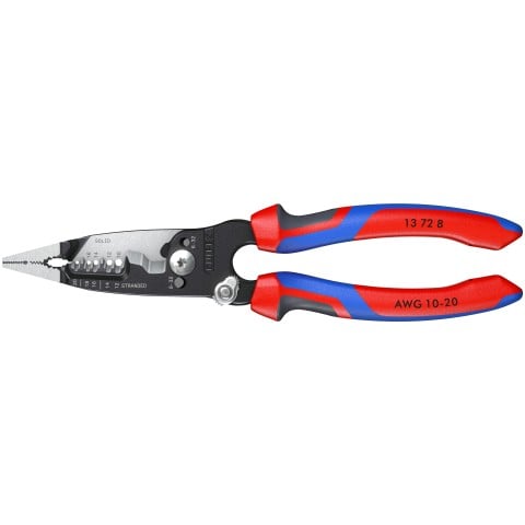 Knipex 13 72 8 8" Forged Wire Stripper - Image 1