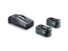 Festool 578742 18V 2xHP5.0/TCL6 Starter Set - Image 1