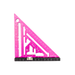 SquiJig Fusion 7-1/2" Pro Rafter Square - Pink - Image 1