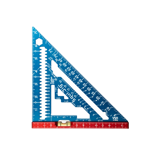 SquiJig Fusion 7.5" Pro Rafter Square - RWB - Image 1