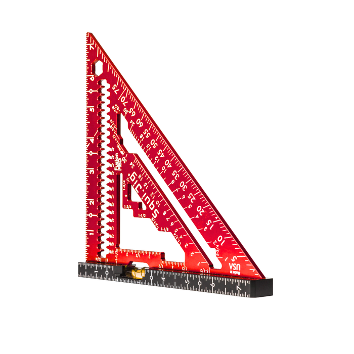 SquiJig Fusion 7-1/2" Pro Rafter Square - Red - Image 2