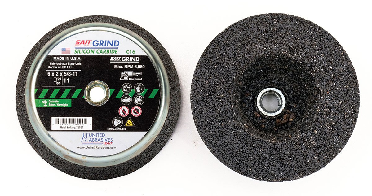 United Abrasives - Sait 26004 C16 4" Concrete Cup Stone - Image 1