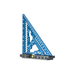 SquiJig Fusion 4.5" Mini Pro Rafter Square - BLUE - Image 2