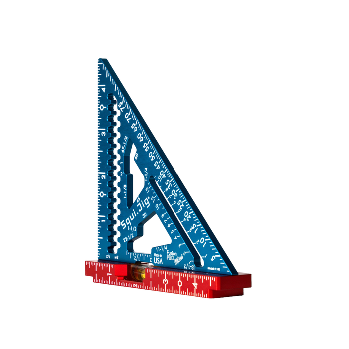 SquiJig Fusion 4.5" Mini Pro Rafter Square - RWB - Image 2