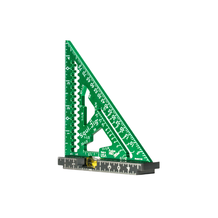 SquiJig Fusion 4.5" Mini Pro Rafter Square - Green - Image 2