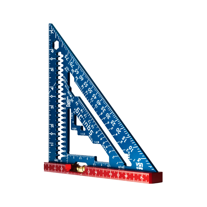 SquiJig Fusion 7.5" Pro Rafter Square - RWB - Image 2