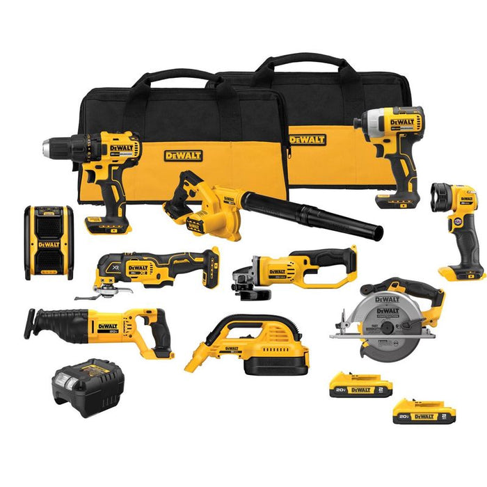 DeWalt DCK1021D2 20V MAX Cordless 10-Tool Combo Kit - Image 1