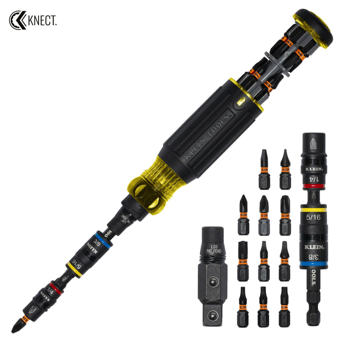 Klein 32517HD KNECT 17-in-1 Impact-Rated Hybrid Screwdriver / Nut Driver - Image 1