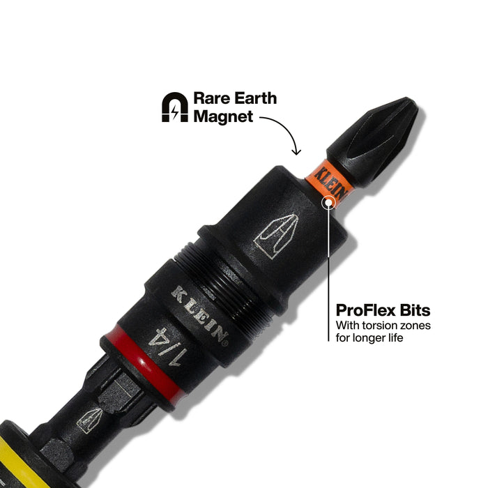 Klein 32517HD KNECT 17-in-1 Impact-Rated Hybrid Screwdriver / Nut Driver - Image 5