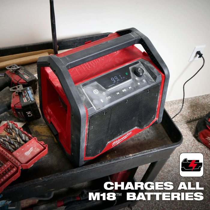 Milwaukee 2956-20 M18 Bluetooth Jobsite Radio & Charger - Image 4