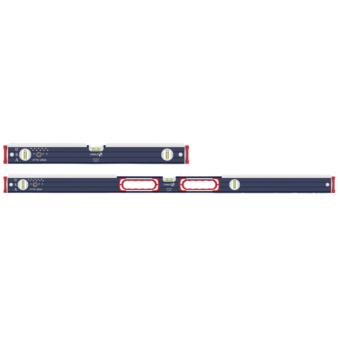 Stabila 36250 Patriot Series Type 196-2 K 48" Mason's Level Set - Image 1