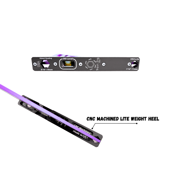 SquiJig Fusion 7-1/2" Pro Rafter Square - Purple - Image 3