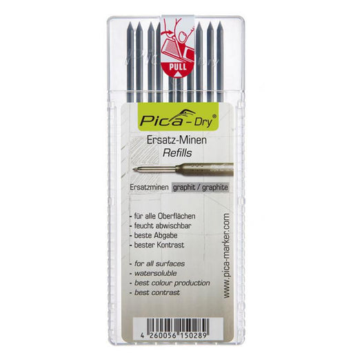 Pica Dry 4030 Multi-Use Graphite Lead Refill 10 Pack - Image 1