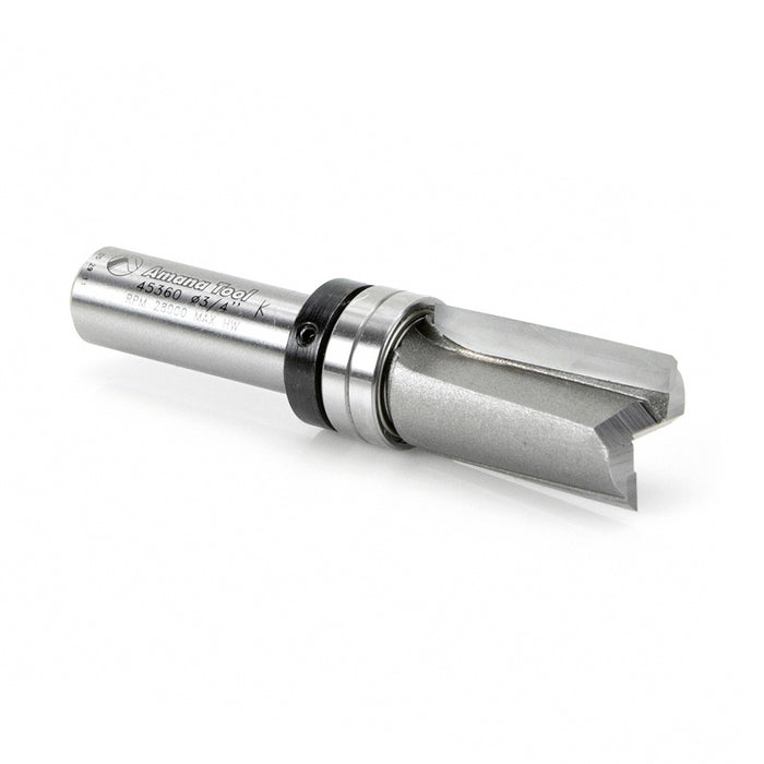 Amana 45360 Down Shear Face Plunge Template Bit with Upper Ball Bearing - Image 3
