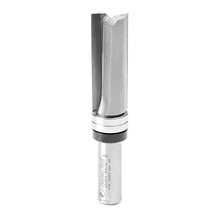 Amana 45364 Down Shear Face Plunge Template Bit with Upper Ball Bearing - Image 1