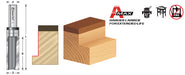 Amana 45366 Down Shear Face Plunge Template Bit with 2 Upper Ball Bearings - Image 5