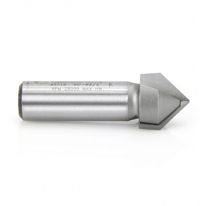 Amana 45716 Sign Making V-Groove Router Bit - Image 2