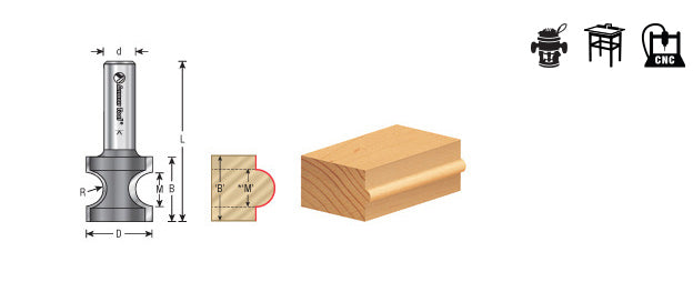 Amana 51553 Bullnose Router Bit - Image 4