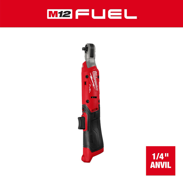Milwaukee 3052-20 M12 FUEL 1/4" Ratchet (Tool Only) - Image 1