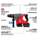 Milwaukee 2917-20 M18 FUEL 1-9/16" SDS Max Hammer Drill Kit - Image 2