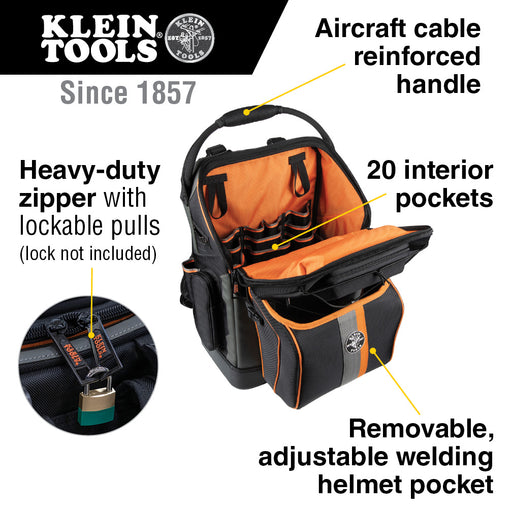 Klein 55665 Tradesman Pro Ironworker and Welder Backpack - Image 2