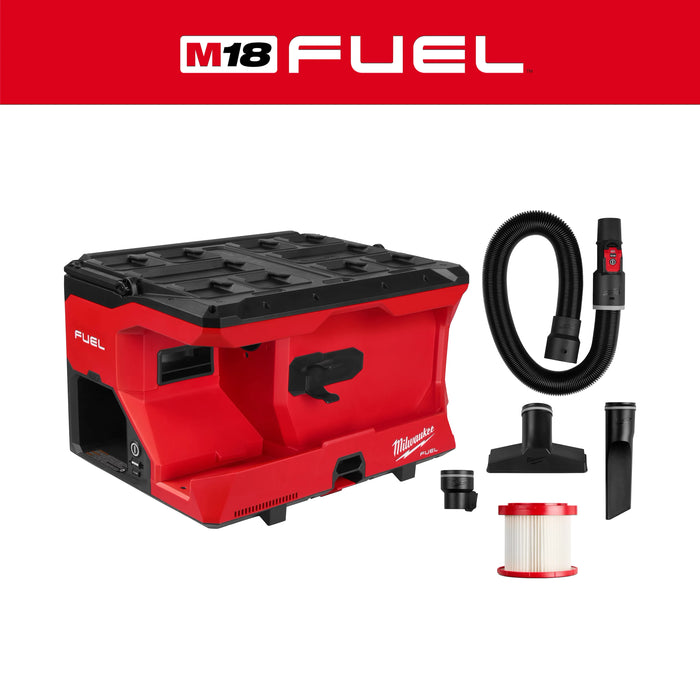 Milwaukee 0971-20 M18 Fuel 4 Gallon Wet/Dry Vacuum (Tool Only) - Image 1