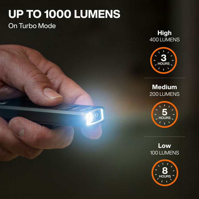 Klein 56074 Rechargeable Slim-Profile LED Pocket Flashlight with Laser - Image 7