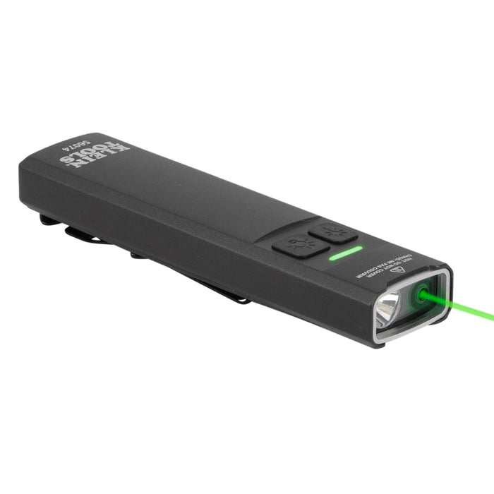 Klein 56074 Rechargeable Slim-Profile LED Pocket Flashlight with Laser - Image 1