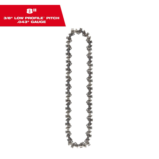 Milwaukee 49-16-2750 8" Pruning Saw Replacement Chain - Image 1