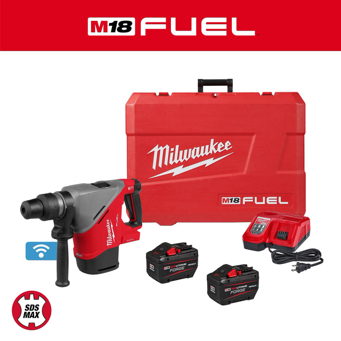 Milwaukee 2917-22HD M18 FUEL 1-9/16" SDS Max Hammer Drill Kit - Image 1