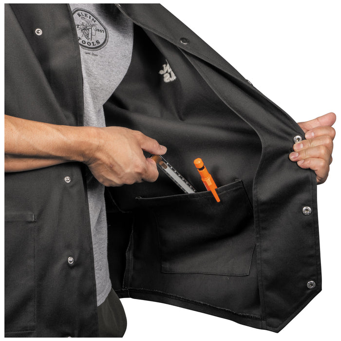 Klein 60788 Flame-Resistant Welding Jacket with Removable Welding Sleeve - Large - Image 5