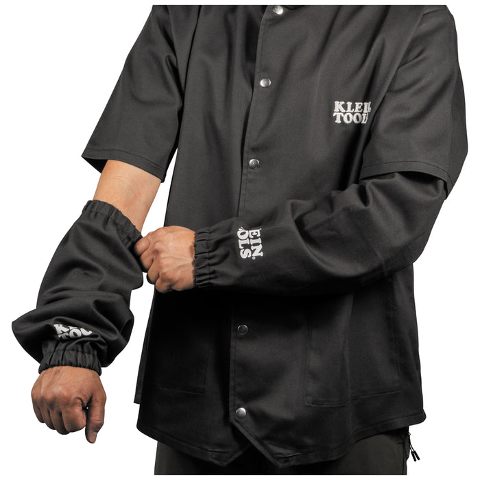 Klein 60788 Flame-Resistant Welding Jacket with Removable Welding Sleeve - Large - Image 7
